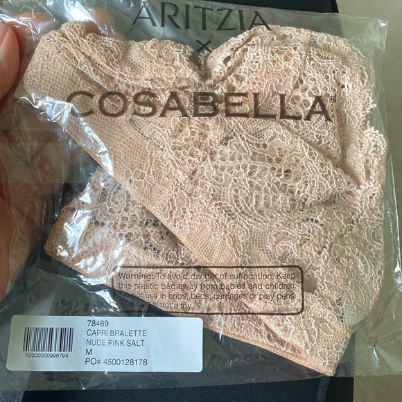Aritzia X cosabella capri bralette in nude pink salt - Picture 2 of 2